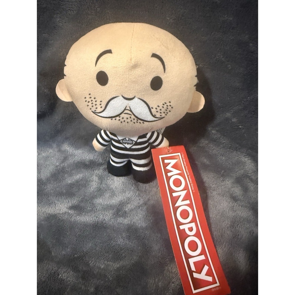 Mr. Monopoly Uncle Pennybags Chibi Plush 7" Stuffed Doll Toy Factory Jail Bird